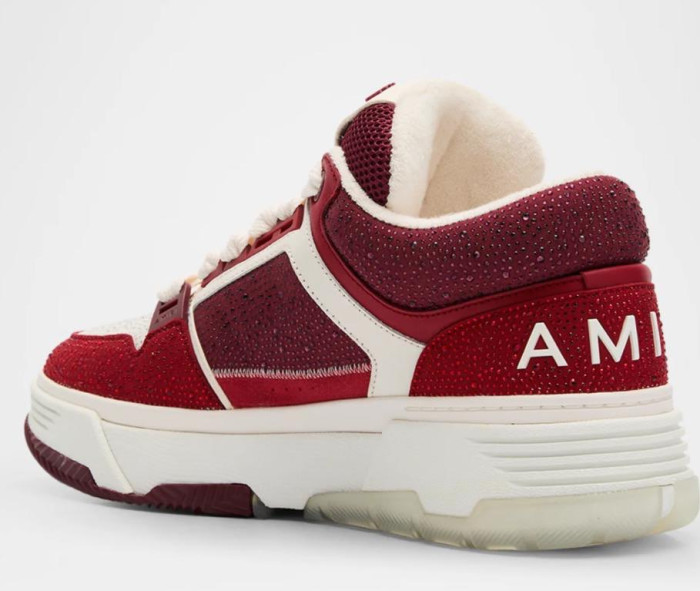 AMIRI White & Red MA-1 Sneakers