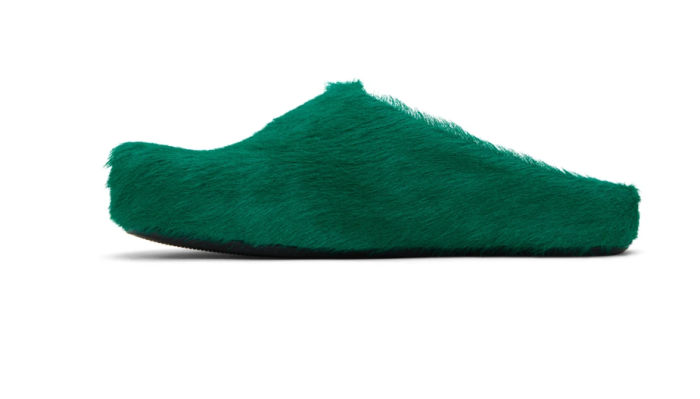 Fussbet Sabot calf-hair slippers